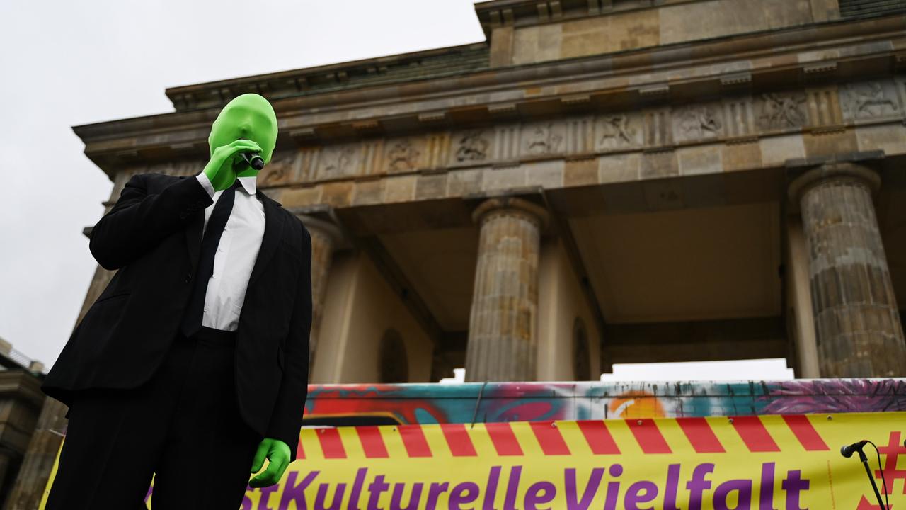 Demo gegen Kultur-Sparpläne in Berlin